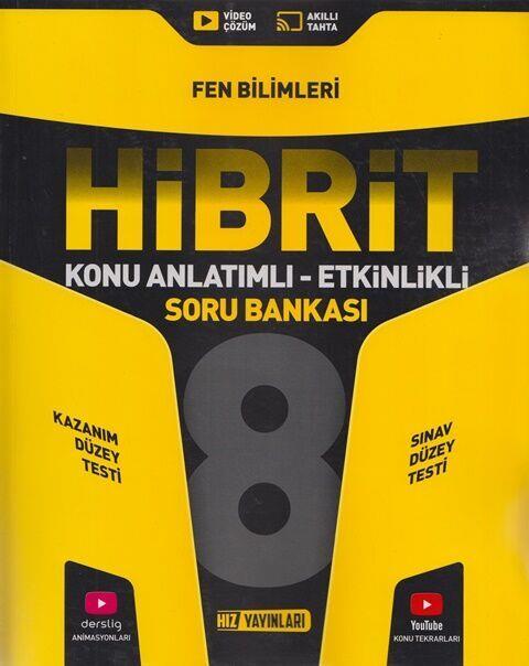 Hız Yayınları 8. Sınıf Fen Bilimleri Konu Anlatımlı Etkinlikli Soru Bankası