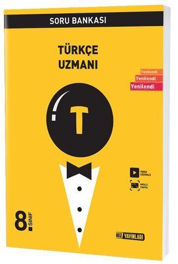 Hız Yayınları 8. Sınıf Türkçe Uzmanı Soru Bankası