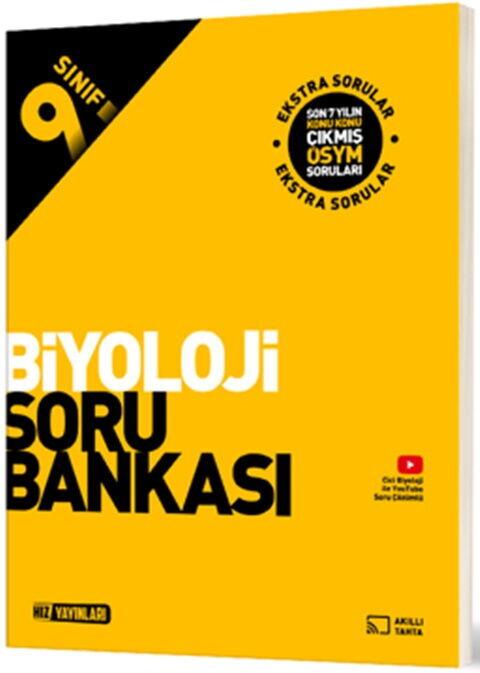 Hız Yayınları 9. Sınıf Biyoloji Soru Bankası