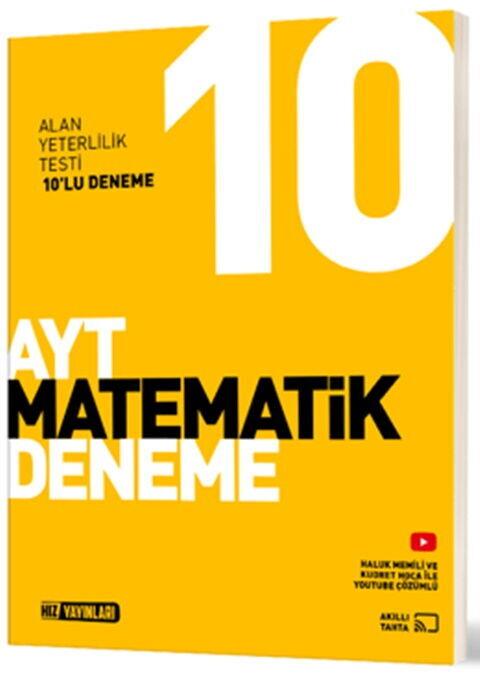 Hız Yayınları AYT Matematik 10 lu Deneme