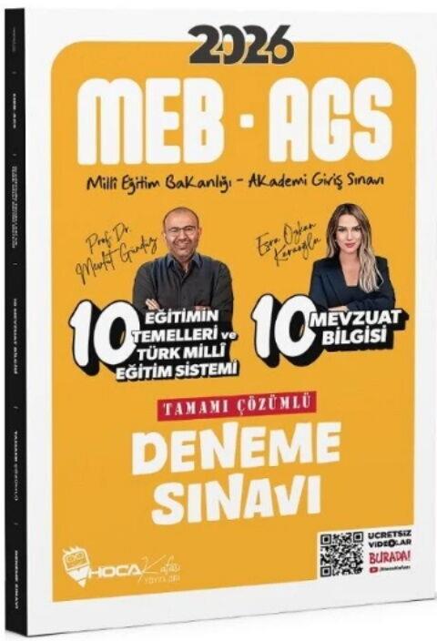 Hoca Kafası 2026 MEB AGS Eğitimin Temelleri ve Türk Milli Eğitim Sistemi Mevzuat Bilgisi 10-10 Deneme