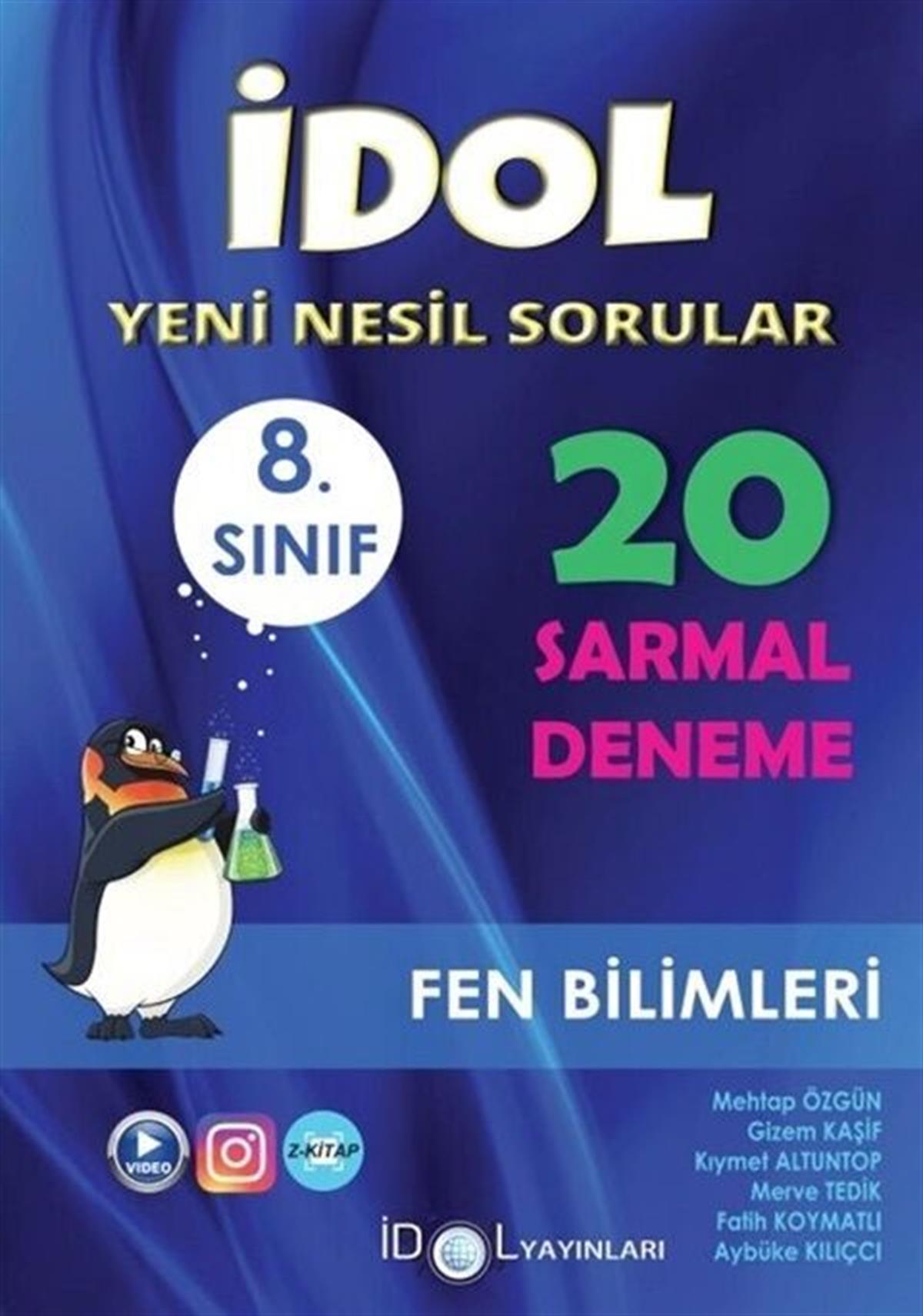İdol Yayınları 8. Sınıf Fen Bilimleri 20 Sarmal Deneme