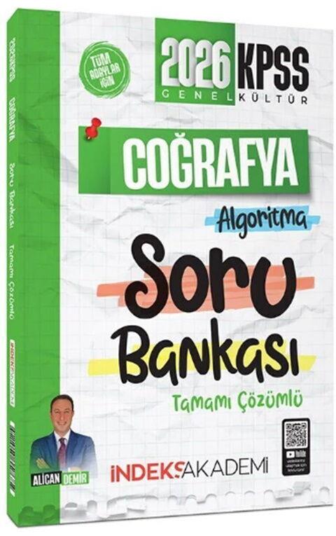 İndeks Akademi 2026 KPSS Coğrafya Algoritma Soru Bankası