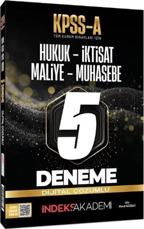 İndeks Akademi KPSS A Grubu 5 Deneme Çözümlü