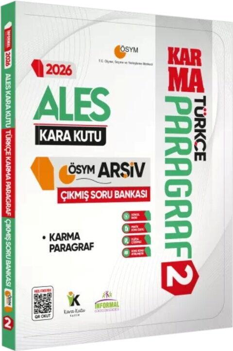 İnformal Yayınları 2026 ALES Türkçenin Kara Kutusu Paragraf 2 KARMA ÖSYM Çıkmış Soru Bankası