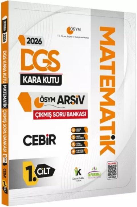 İnformal Yayınları 2026 DGS Matematik Kara Kutusu CEBİR ÖSYM Çıkmış Soru Bankası 1. Cilt