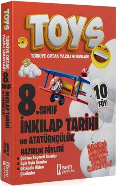 İsem Yayınları 8. Sınıf İnkılap Tarihi ve Atatürkçülük TOYS Hazırlık Föyleri