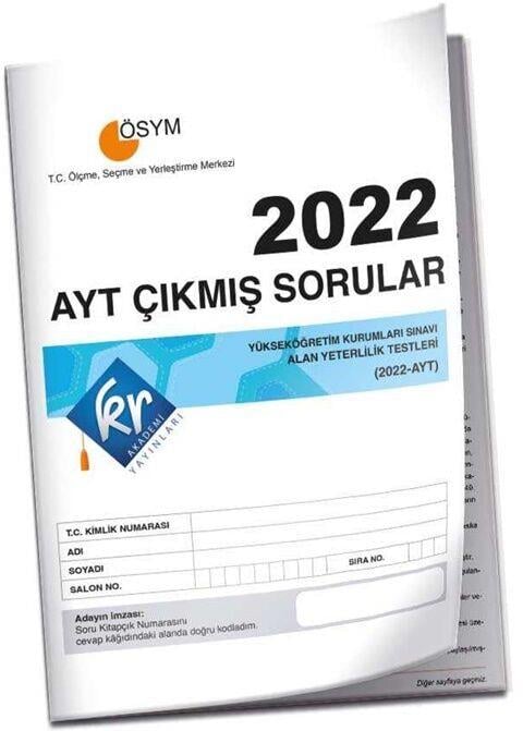KR Akademi 2022 AYT Çıkmış Sorular Tıpkı Basım Kitapçığı
