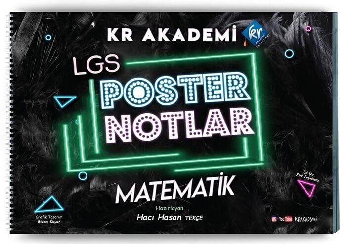KR Akademi 8. Sınıf LGS Matematik Poster Notlar
