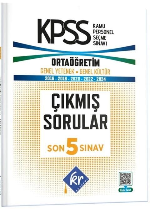 KR Akademi KPSS Lise Ortaöğretim Çıkmış Sorular Son 5 Sınav