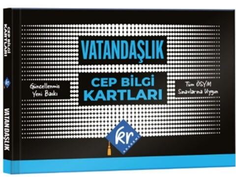 KR Akademi KPSS Tüm Sınavlar İçin Vatandaşlık Cep Bilgi Kartları