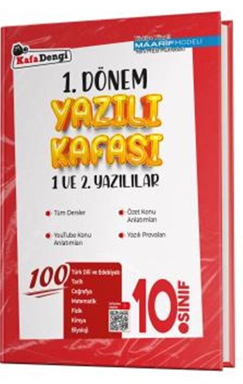 Kafa Dengi Yayınları 10. Sınıf 1. Dönem Yazılı Kafası