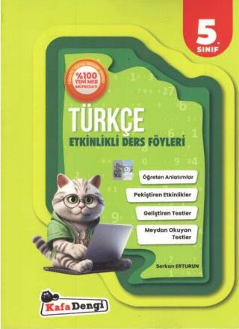Kafa Dengi Yayınları 5. Sınıf Türkçe Etkinlikli Ders Föyleri