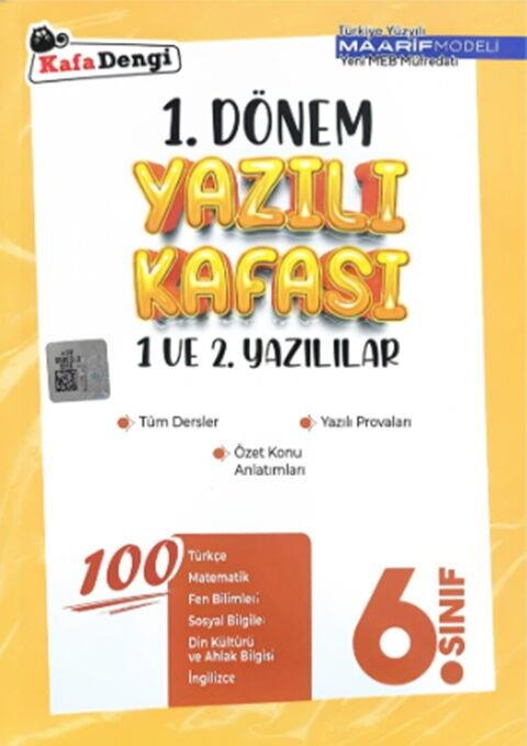Kafa Dengi Yayınları 6. Sınıf 1. Dönem Yazılı Kafası