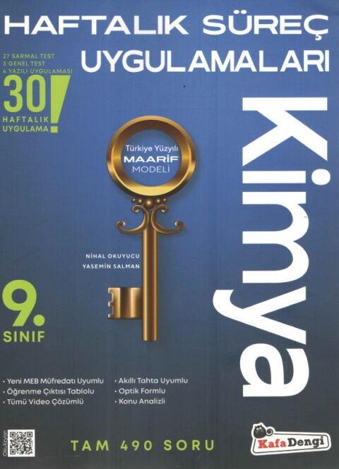 Kafa Dengi Yayınları 9. Sınıf Kimya Haftalık Süreç Uygulamaları