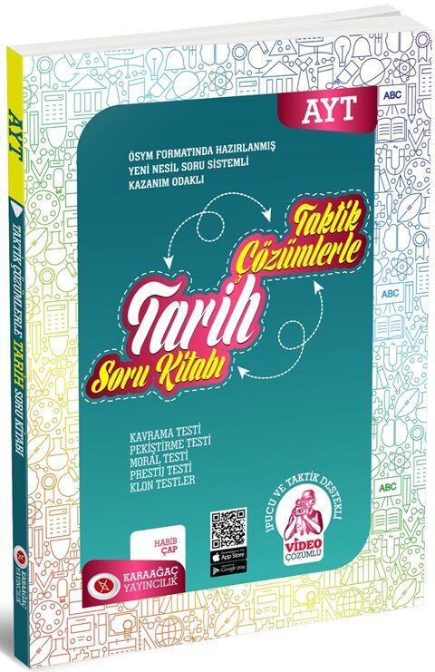 Karaağaç Yayınları AYT Tarih Taktik Çözümlerle Soru Kitabı