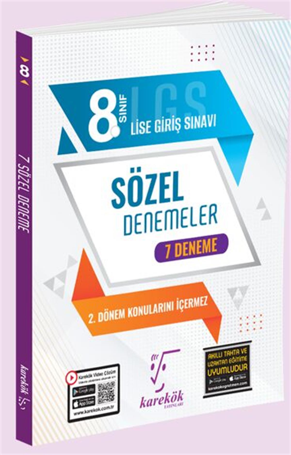 Karekök Yayınları 8. Sınıf LGS Sözel 7 li Deneme