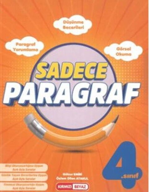 Kırmızı Beyaz Yayınları 4. Sınıf Sadece Paragraf