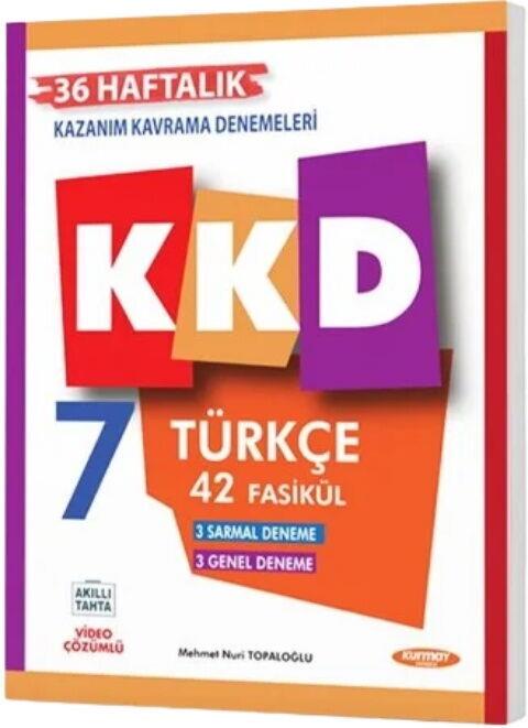 Kurmay ELT 7. Sınıf Türkçe Haftalık Kazanım Kavrama Denemeleri