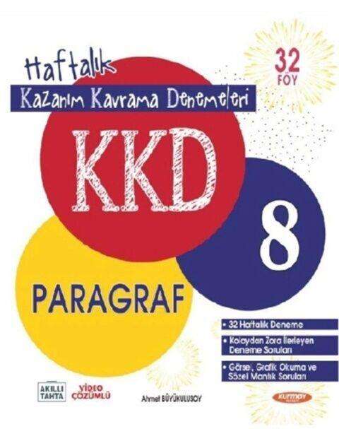 Kurmay ELT 8. Sınıf Paragraf KKD Haftalık Kazanım Kavrama Denemeleri