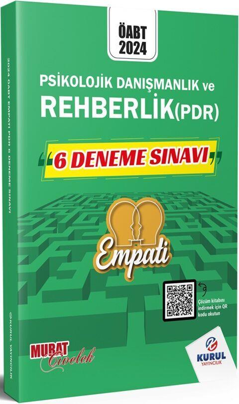Kurul Yayıncılık 2024 ÖABT Empati Psikolojik Danışmanlık ve Rehberlik 6 Deneme Sınavı