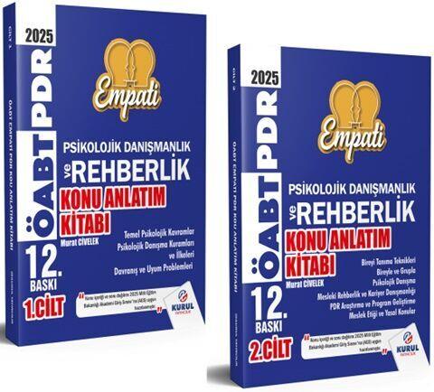Kurul Yayıncılık 2025 AGS ÖABT Empati Psikolojik Danışmanlık ve Rehberlik Konu Anlatımlı Modüler Set