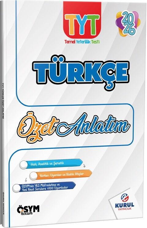 Kurul Yayıncılık 2026 TYT Türkçe Özet Anlatım