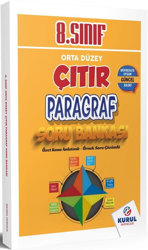 Kurul Yayıncılık 8. Sınıf Orta Düzey Çıtır Paragraf Soru Bankası