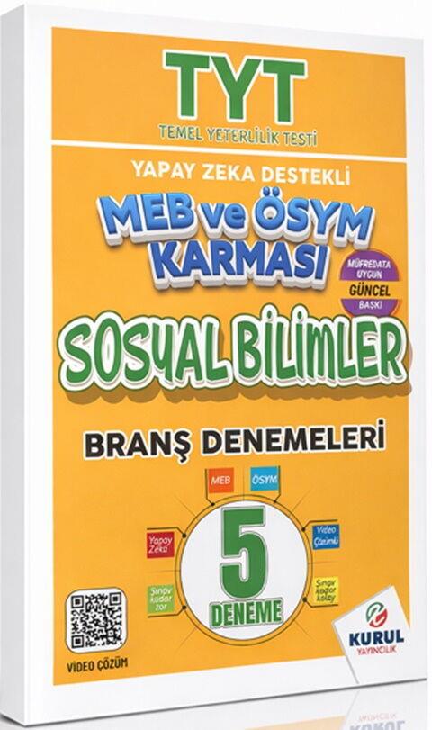 Kurul Yayıncılık TYT Yapay Zeka Destekli MEB ve ÖSYM Karması Sosyal Bilimler 5 li Branş Denemeleri