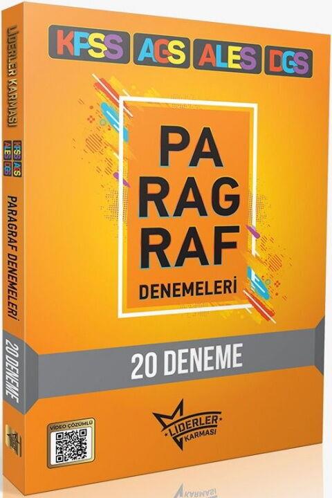 Liderler Karması 2026 KPSS AGS ALES DGS Paragraf 20 Deneme