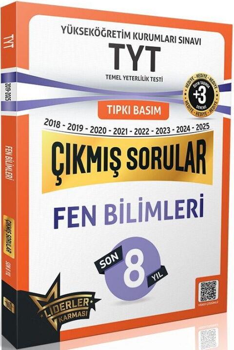 Liderler Karması TYT Fen Bilimleri Son 7 Yıl Çıkmış Sorular 2018 2025