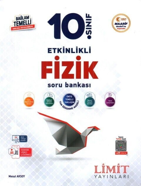 Limit Yayınları 10. Sınıf Fizik Etkinlikli Maarif Soru Bankası