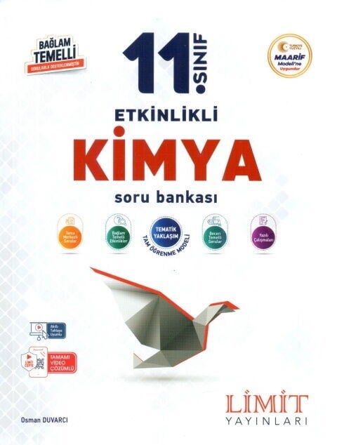 Limit Yayınları 11. Sınıf Kimya Etkinlikli Soru Bankası