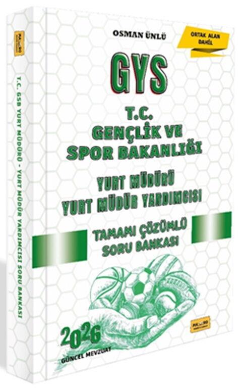 Makro Kitabevi T.C. Gençlik ve Spor Bakanlığı GYS Yurt Müdürü - Yurt Müdür Yardımcısı Tamamı Çözümlü Soru Bankası