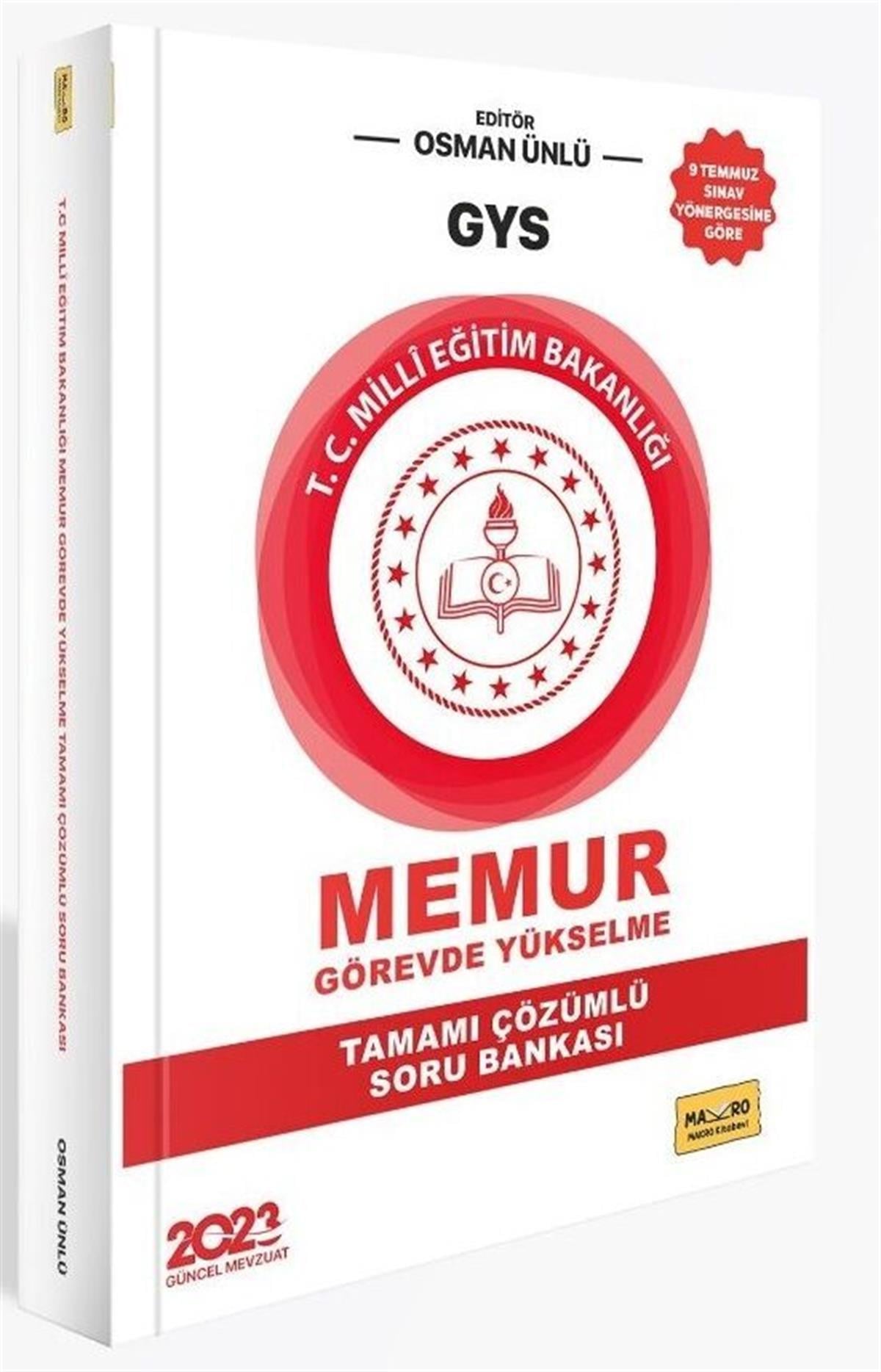 Makro Kitabevi T.C. Milli Eğitim Bakanlığı GYS Memur Soru Bankası