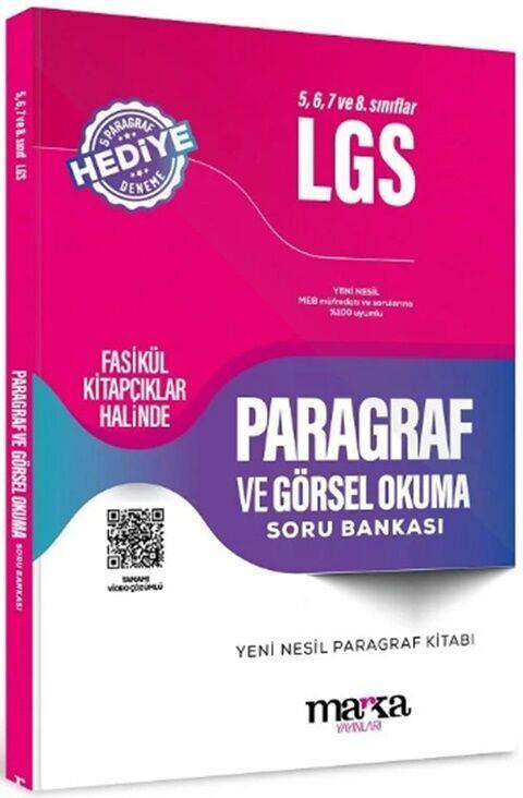 Marka Yayınları 5. 6. 7. ve 8. Sınıf LGS Paragraf ve Görsel Okuma Soru Bankası
