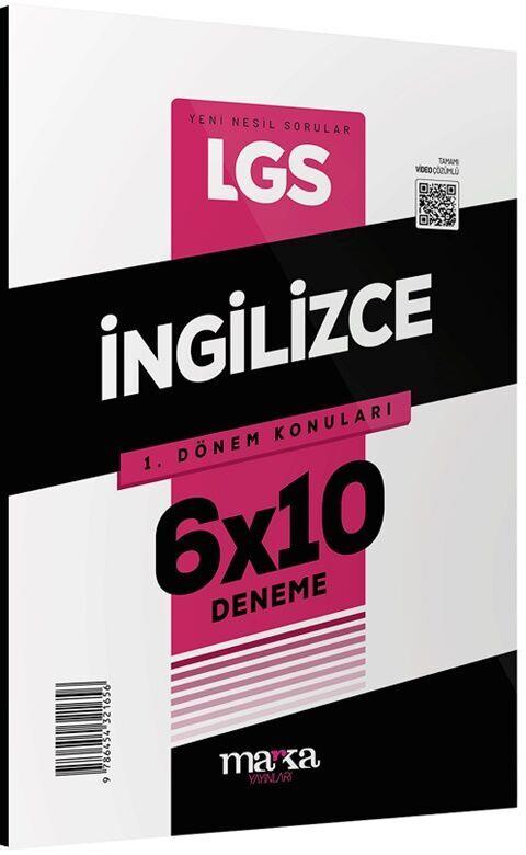 Marka Yayınları 8. Sınıf LGS 1. Dönem İngilizce 6x10 Deneme