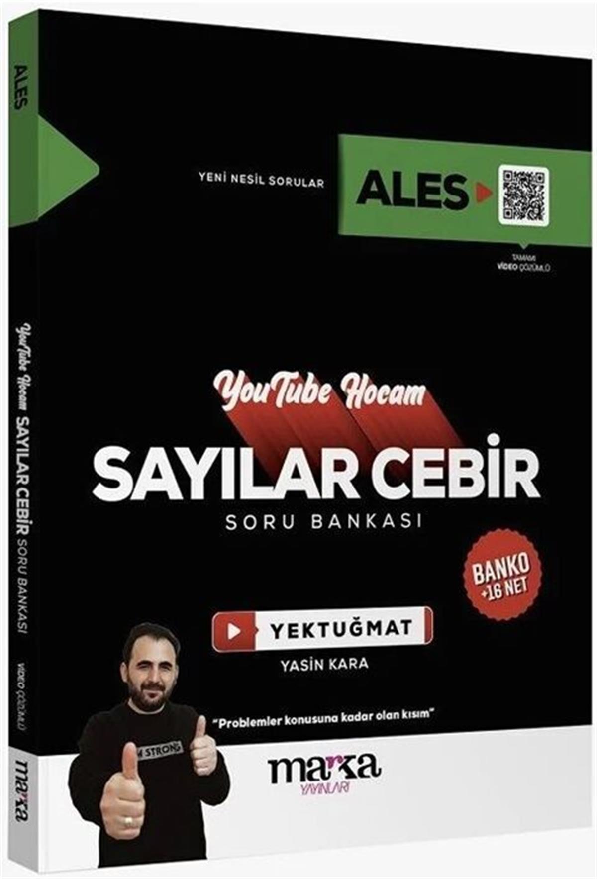 Marka Yayınları ALES Sayısal Cebir Youtube Hocam Soru Bankası
