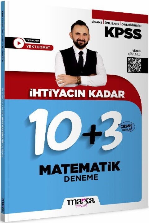 Marka Yayınları KPSS İhtiyacın Kadar Matematik 13 Deneme