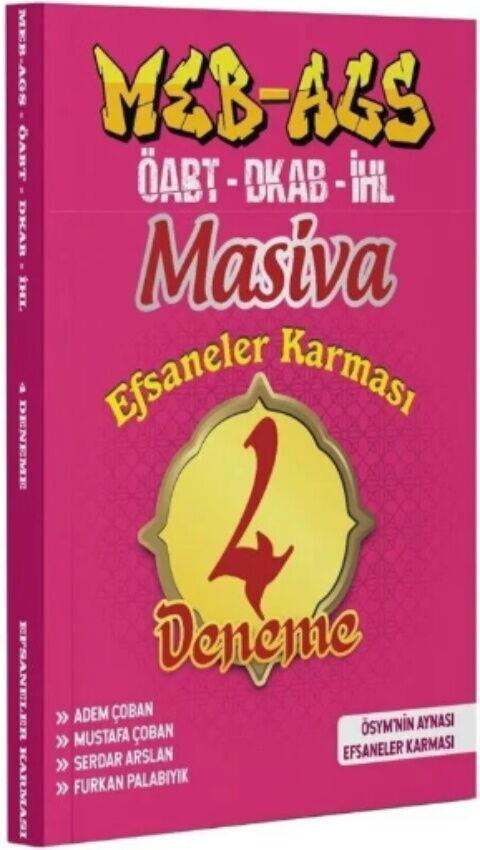 Masiva Yayınları ÖABT MEB AGS Din Kültürü Öğretmenliği Efsaneler Karması 4 Deneme