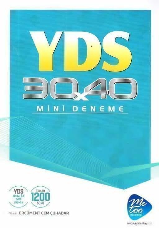 MeToo Publishing YDS 30X40 Mini Deneme