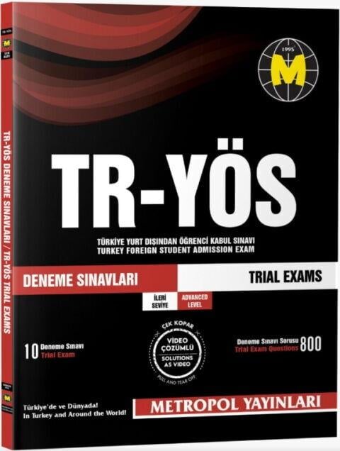 Metropol Yayınları TR YÖS Deneme Sınavları İleri Seviye 10 Fasikül Deneme