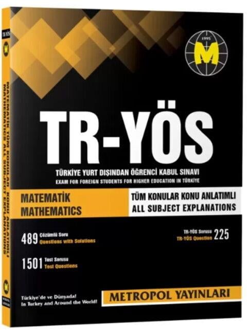 Metropol Yayınları TR YÖS Matematik Tüm Konular Konu Anlatımlı