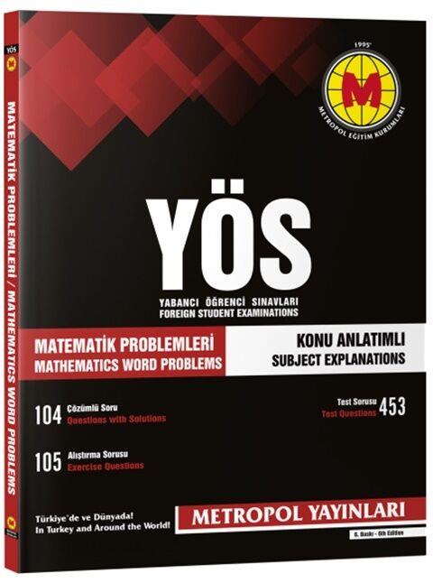 Metropol Yayınları YÖS Matematik Problemleri Konu Anlatımlı