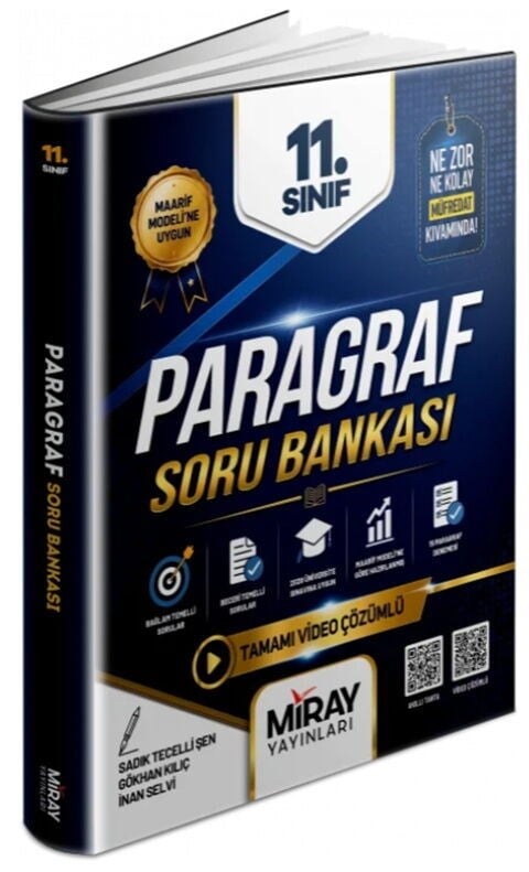 Miray Yayınları 11. Sınıf Paragraf Soru Bankası