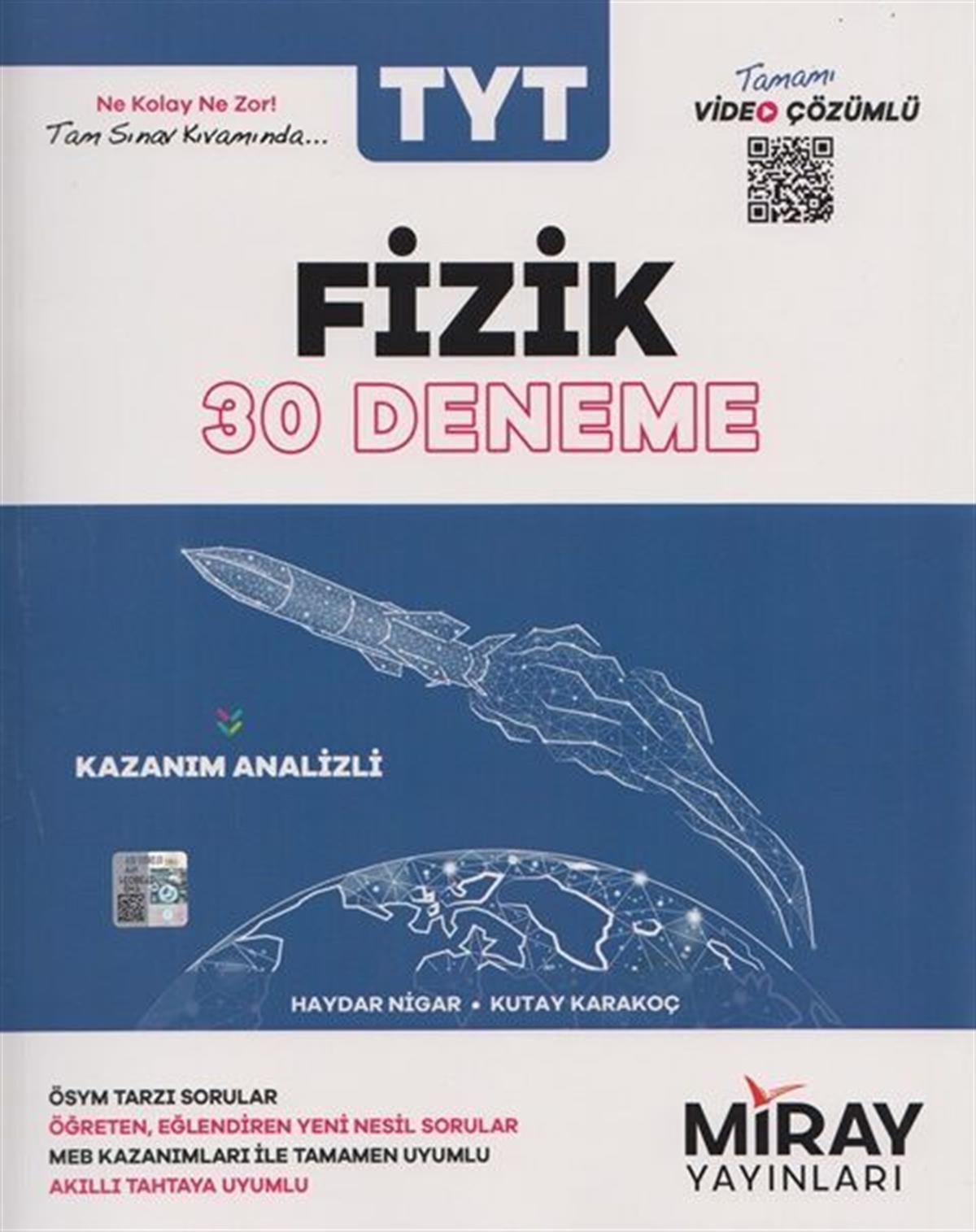Miray Yayınları TYT Fizik 30 Deneme