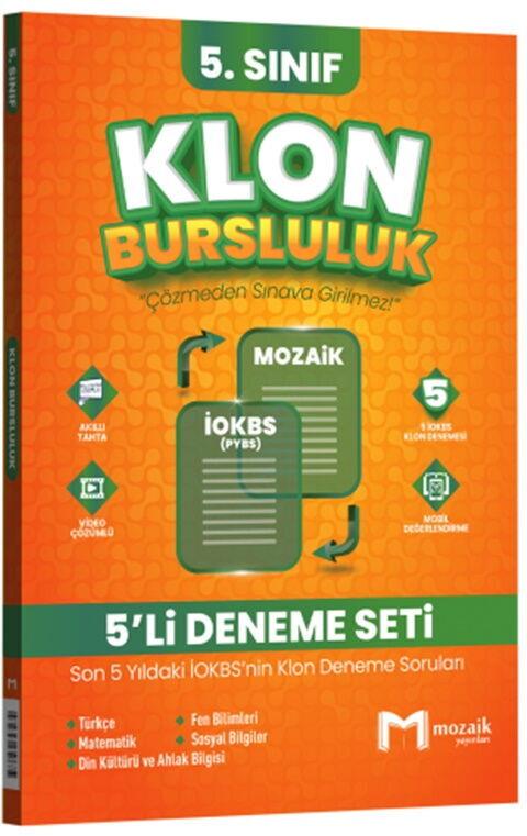 Mozaik Yayınları 5. Sınıf Klon 5 li Deneme Seti