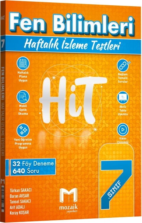 Mozaik Yayınları 7. Sınıf Fen Bilimleri HİT 32 Deneme