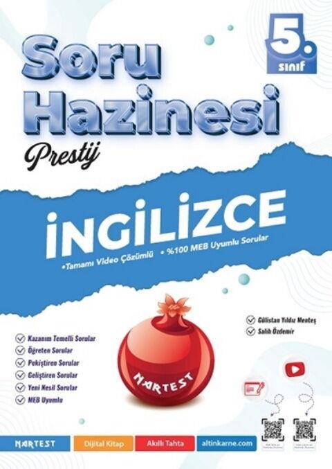 Nartest Yayınları 5. Sınıf Prestij İngilizce Soru Hazinesi