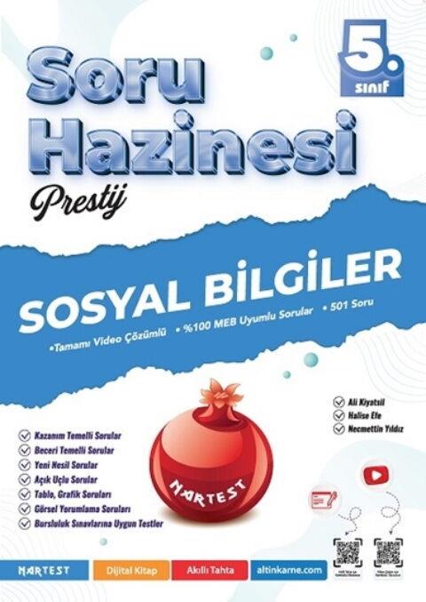 Nartest Yayınları 5. Sınıf Prestij Sosyal Bilgiler Soru Hazinesi